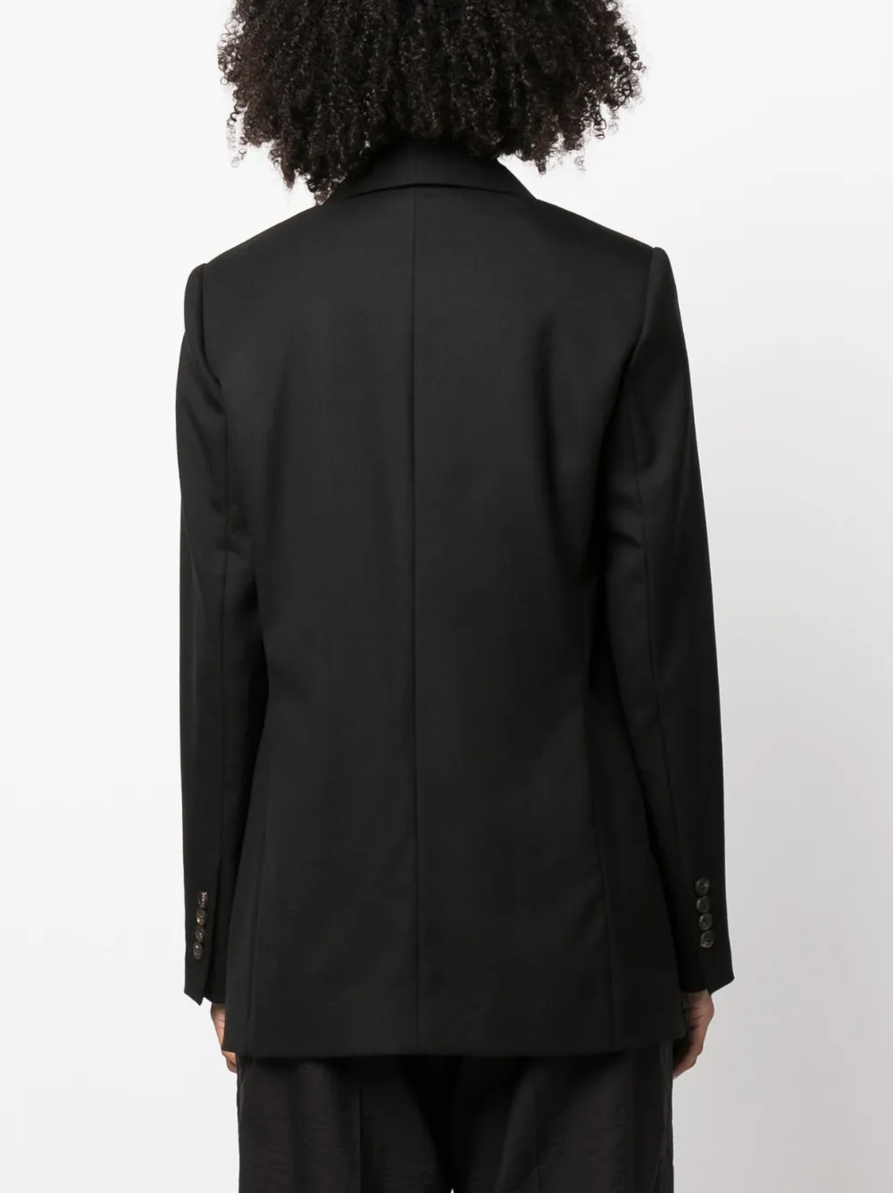 Brunello Cucinelli Shawl Lapels Open-front Blazer In Black