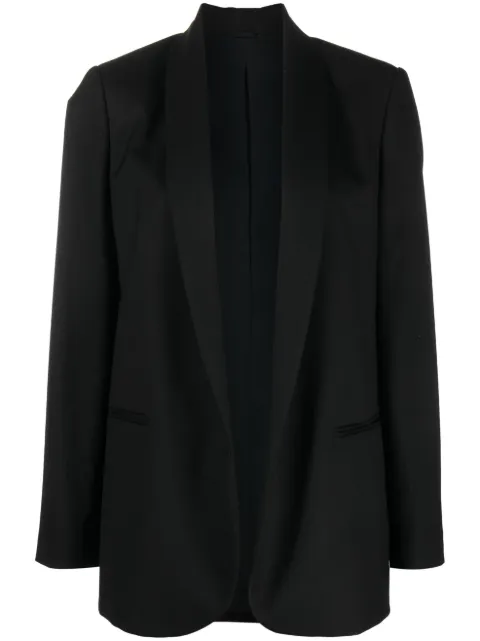 Brunello Cucinelli shawl lapels open-front blazer