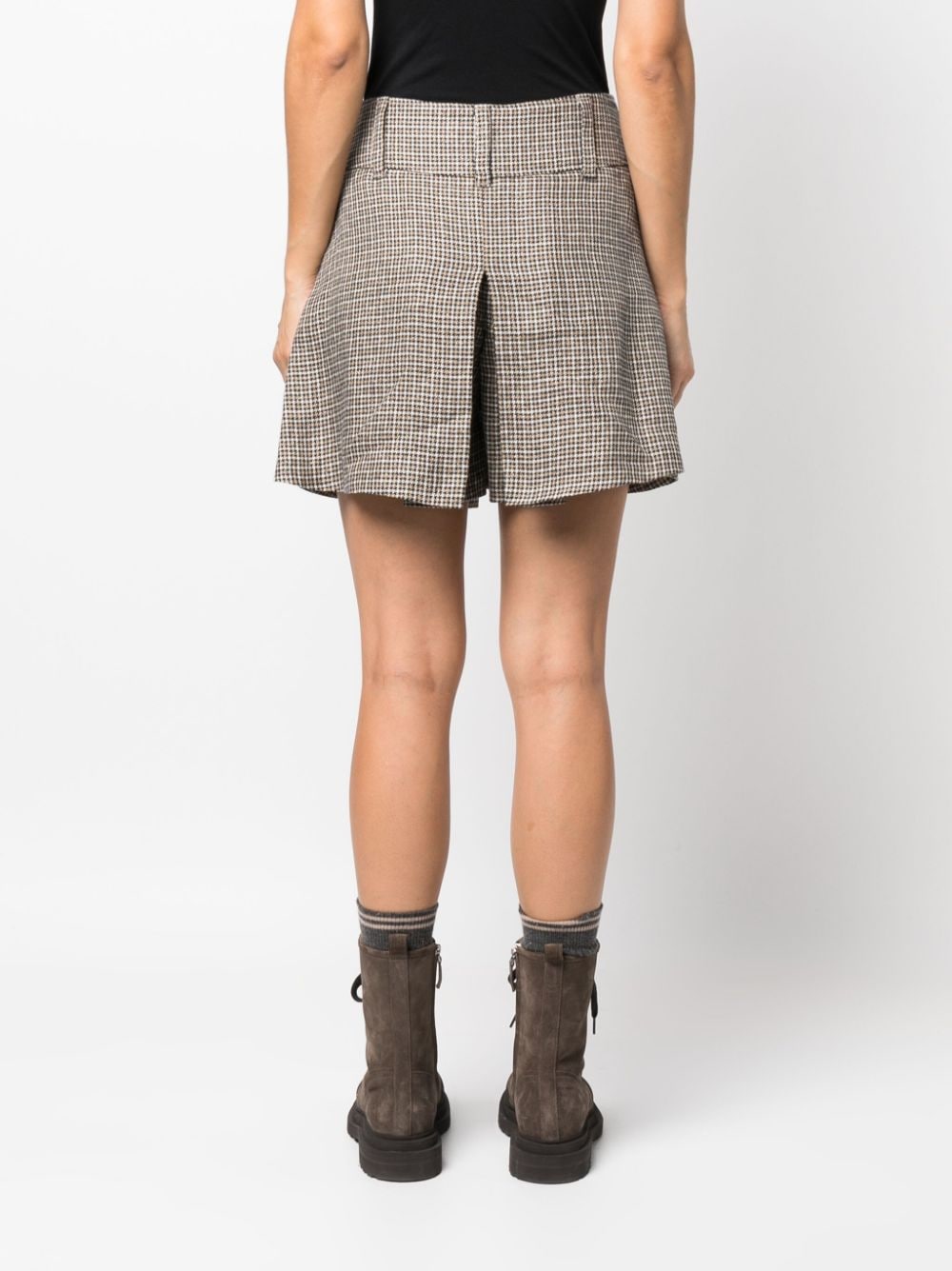 Linen Blend Skort