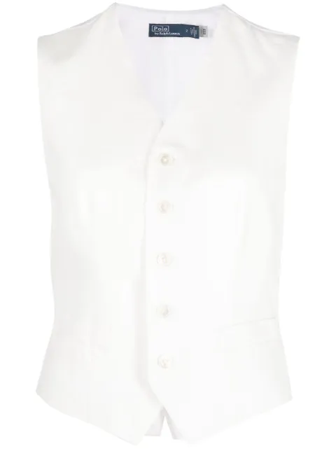Polo Ralph Lauren V-neck linen waistcoat