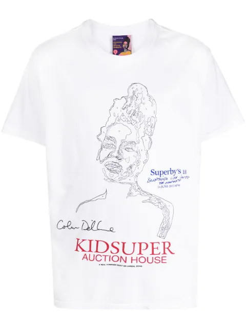 KidSuper playera con estampado gráfico y logo