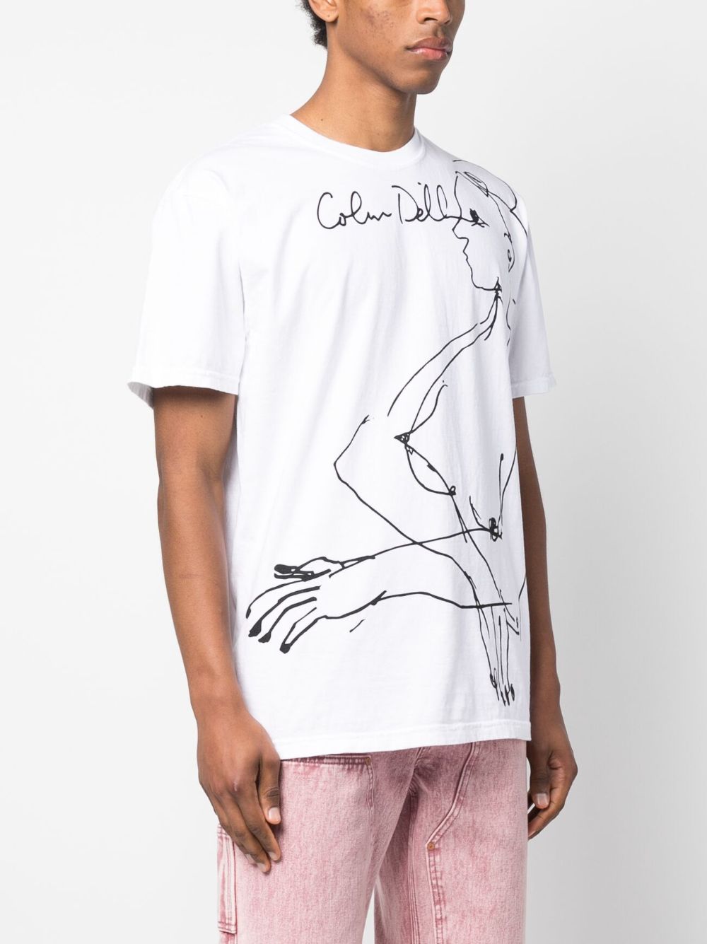 Shop Kidsuper Graphic-print Short-sleeved T-shirt In White