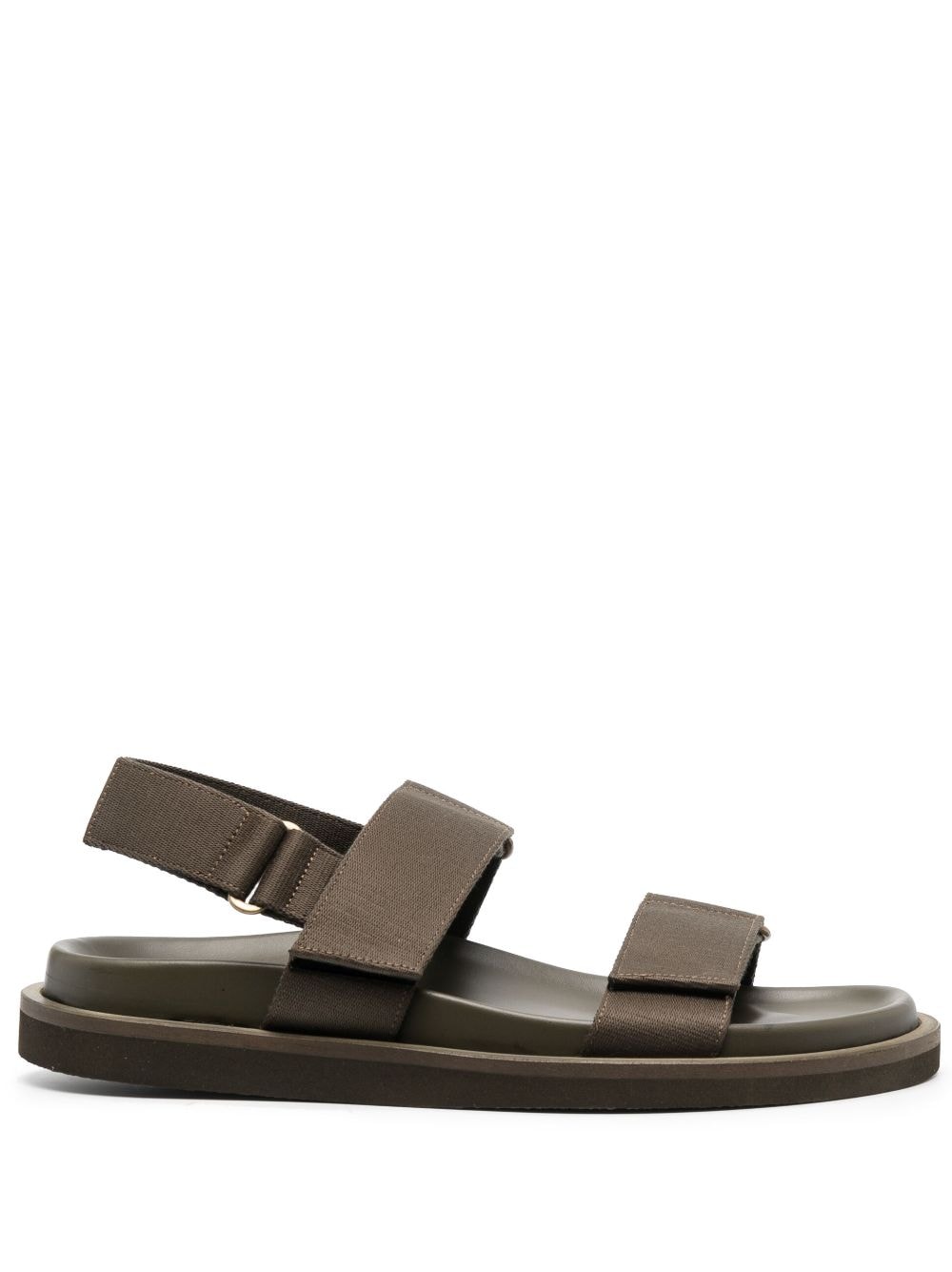 Shop Uma Wang Touch-strap Open-toe Sandals In Grün