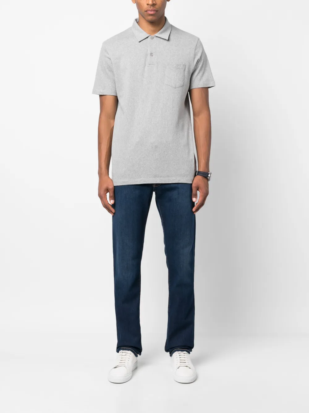Jacob Cohën Jeans met borduurwerk - Blauw