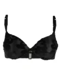 TOM FORD floral-print underwire bra - Black