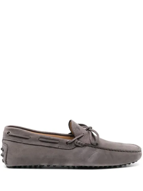 Tod's Gommino lace-up suede loafers