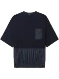 Undercover panelled pocket T-Shirt - Blue