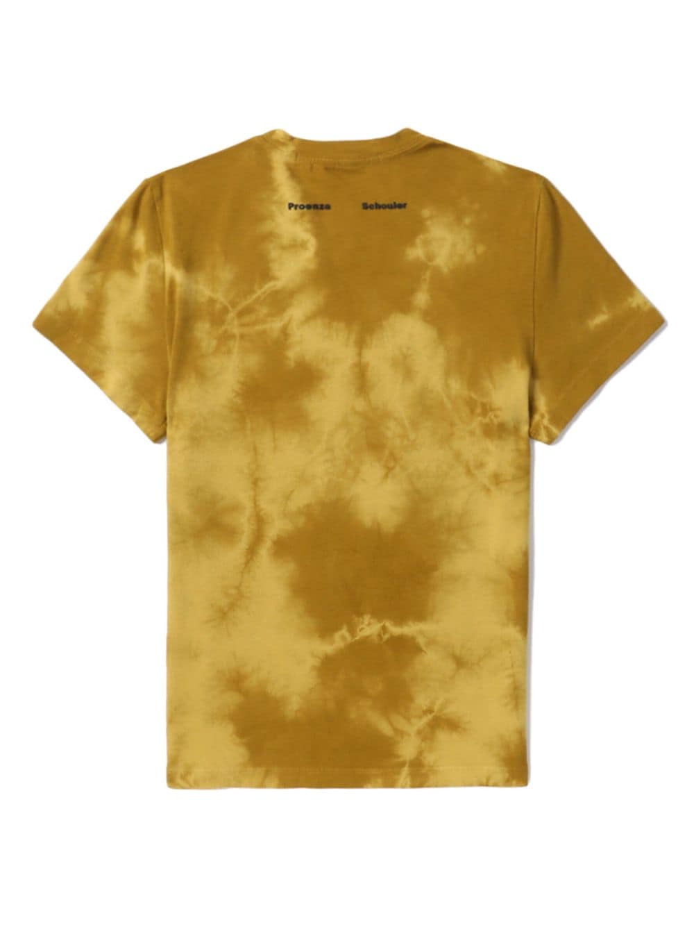 Shop Proenza Schouler Logo-print Tie-dye-pattern T-shirt In Brown