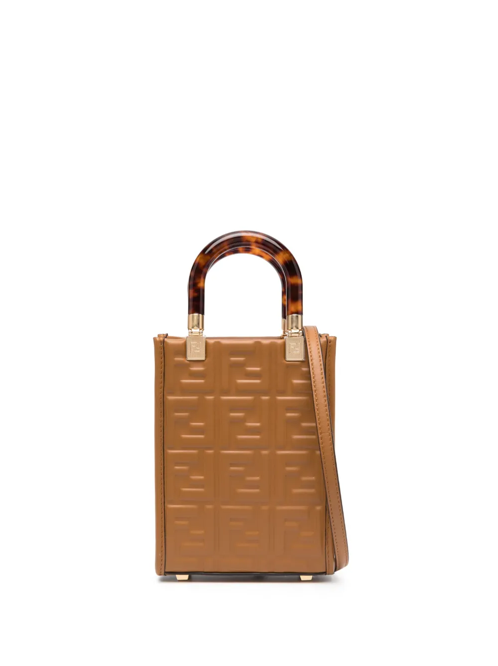 FENDI Shopper met monogram Bruin