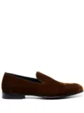 D4.0 Fodera slip-on velvet loafers - Neutrals