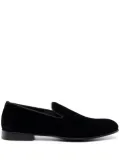 D4.0 Fodera slip-on velvet loafers - Black