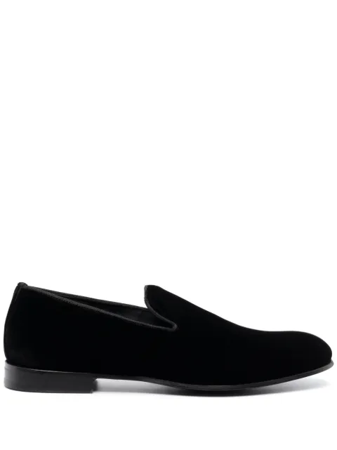 D4.0 Fodera slip-on velvet loafers