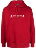 Mastermind Japan logo-print cotton hoodie - Red