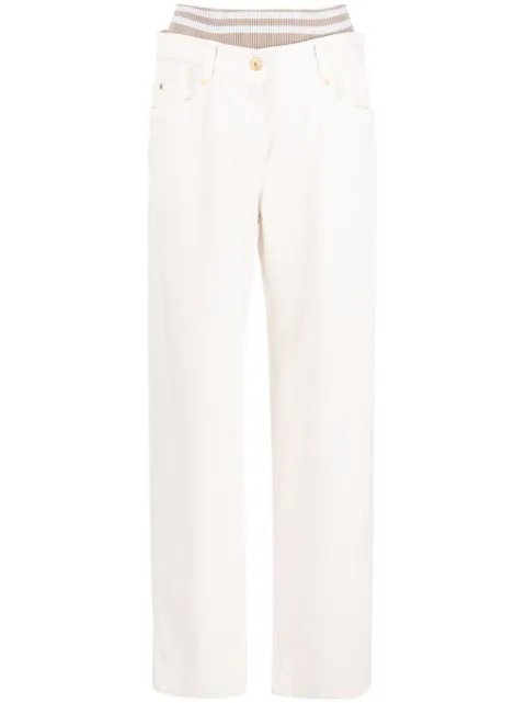 Brunello Cucinelli mid-rise wide-leg trousers