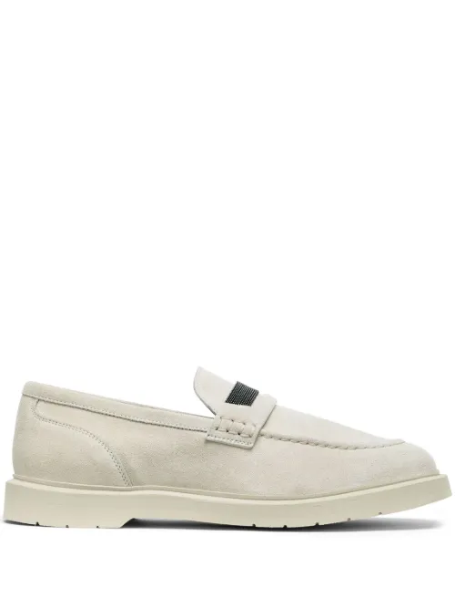Mocassins en daim - Brunello Cucinelli - Modalova
