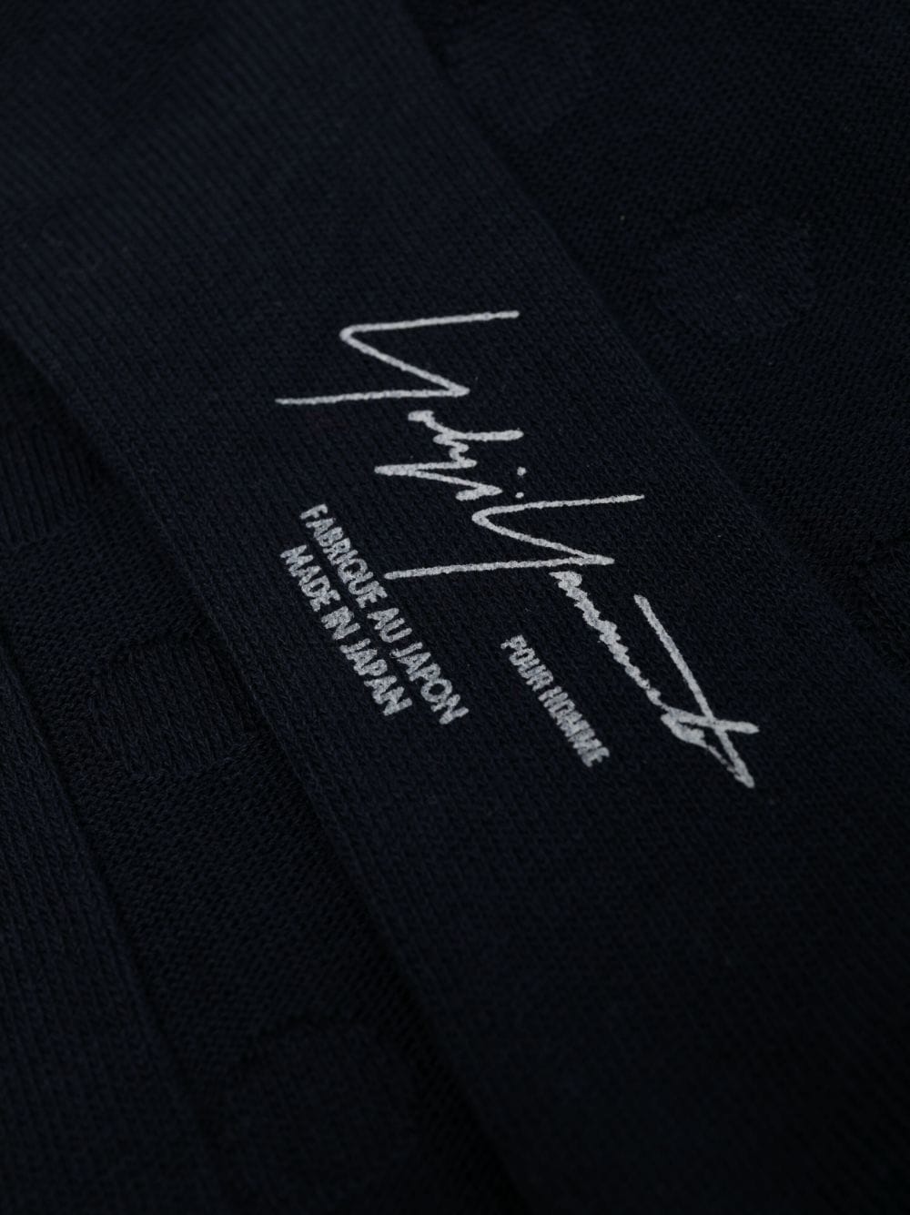 Yohji Yamamoto Sokken met logoprint - Blauw