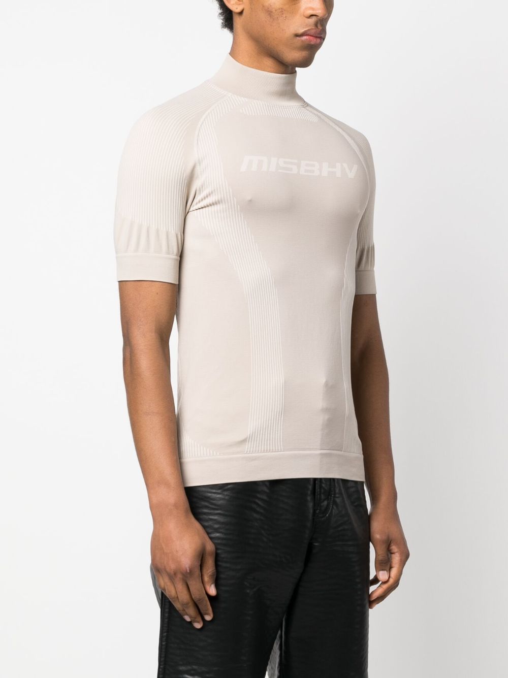 Shop Misbhv Sport Fitted T-shirt In Neutrals
