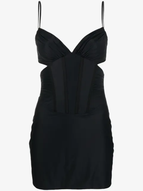 MISBHV robe mi-longue à fines bretelles