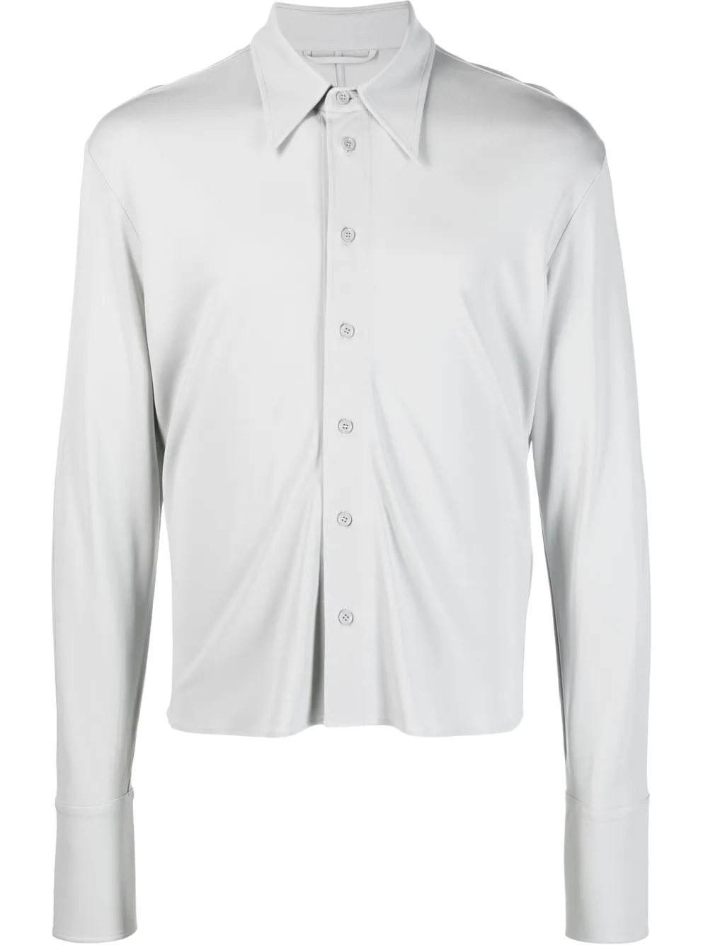 Long-sleeve cropped shirt