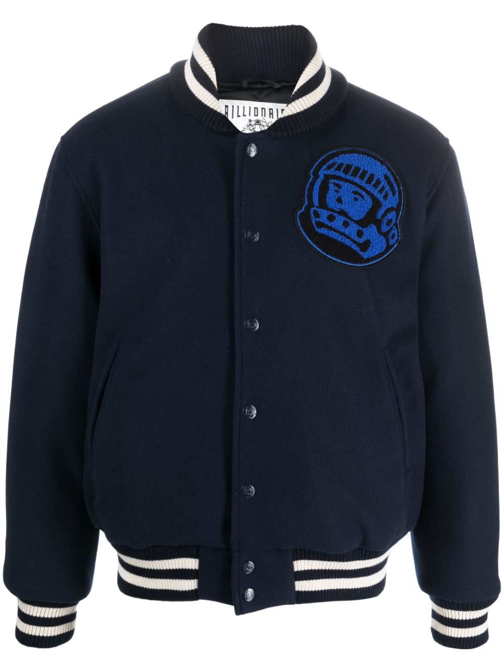 Billionaire Boys Club logo-print press-stud Bomber Jacket - Farfetch