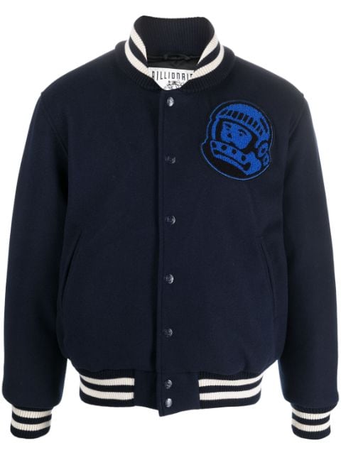 Billionaire Boys Club - logo-print press-stud bomber jacket