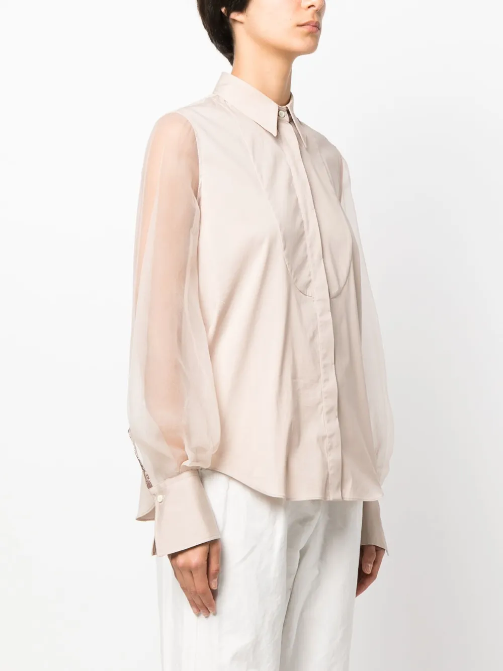 Brunello Cucinelli Blouse In Neutrals
