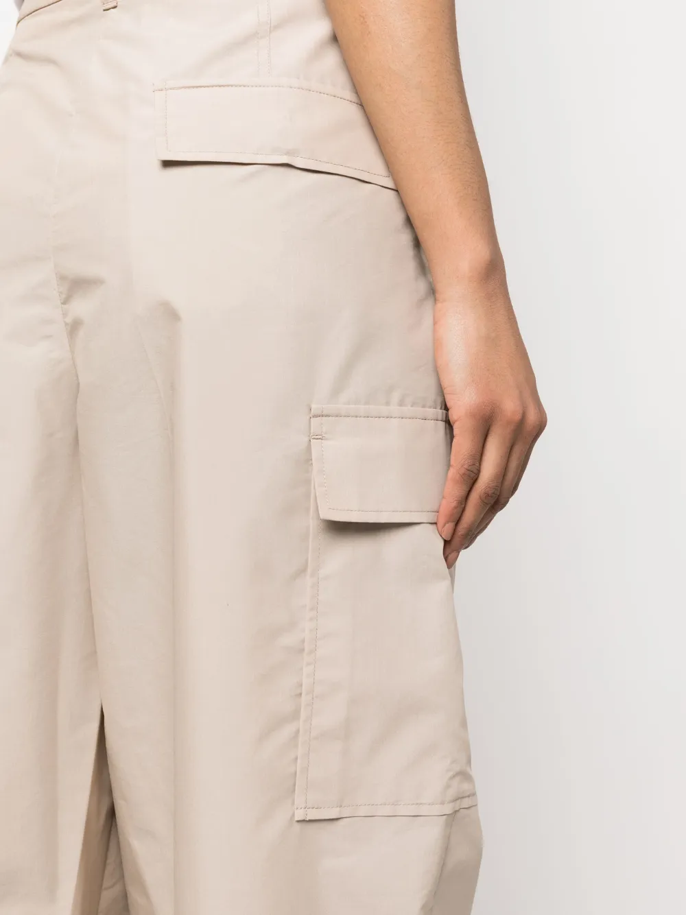3.1 Phillip Lim Pressed-crease Pleated Tapered Trousers In Nude