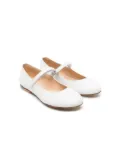 Andrea Montelpare leather ballerina shoes - White