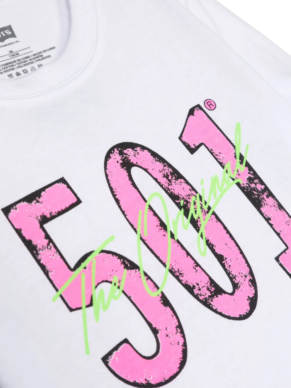  Levi's Kids Graphic-print Short-sleeve T-shirt - White 
