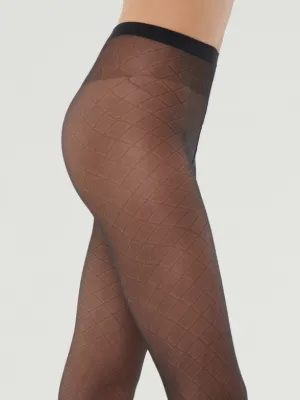 N21 x Wolford: Sheer diamond net