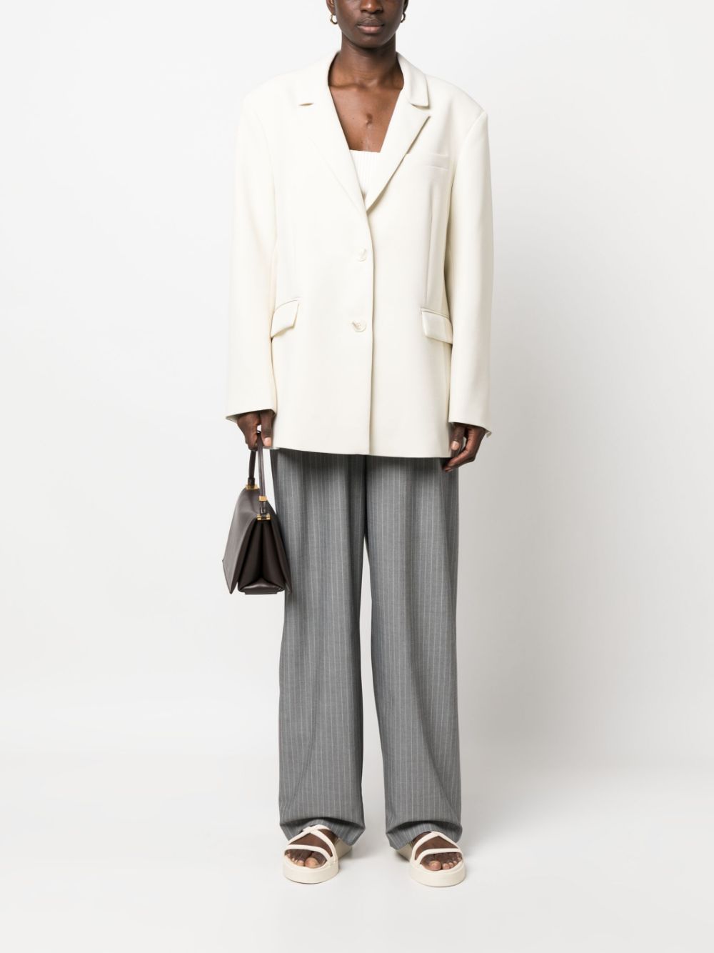 Essentiel Antwerp Oversized blazer - Beige