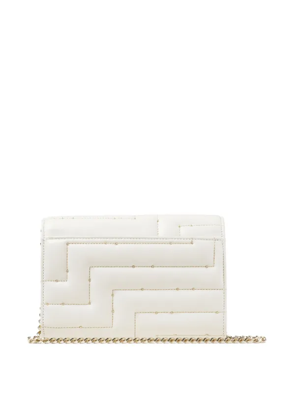 Jimmy Choo Avenue Quilted Clutch | White | FARFETCH AO