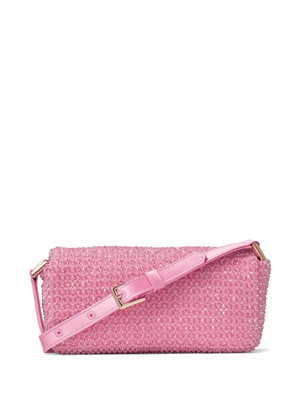 ■EMIS■ EMBOSSED MINI BAGPINK m1037_1334933 EMBOSSED MINI BAG-SILVER - EMIS