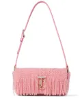 Jimmy Choo mini Avenue fringe-embellished shoulder bag - Pink