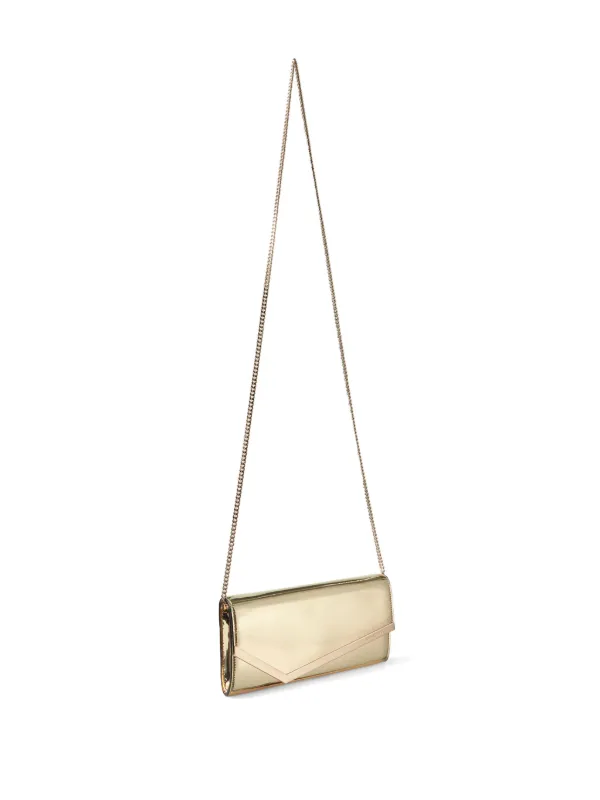 Jimmy Choo Emmie レザー ミニバッグ | ゴールドトーン | FARFETCH JP