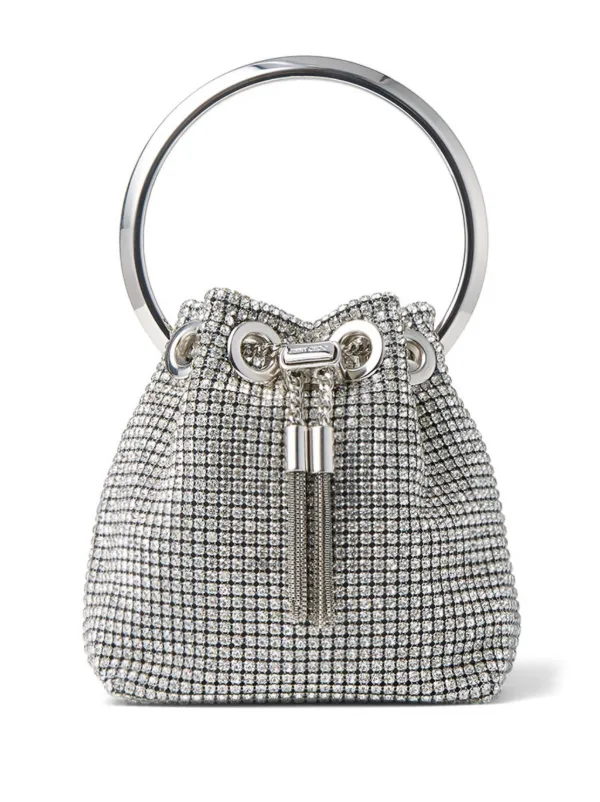 White and hot sale silver bag