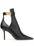 Jimmy Choo Nell 85mm pointed-toe ankle boots - Black