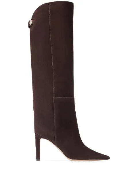 Jimmy Choo Alizze 85mm pointed-toe boots