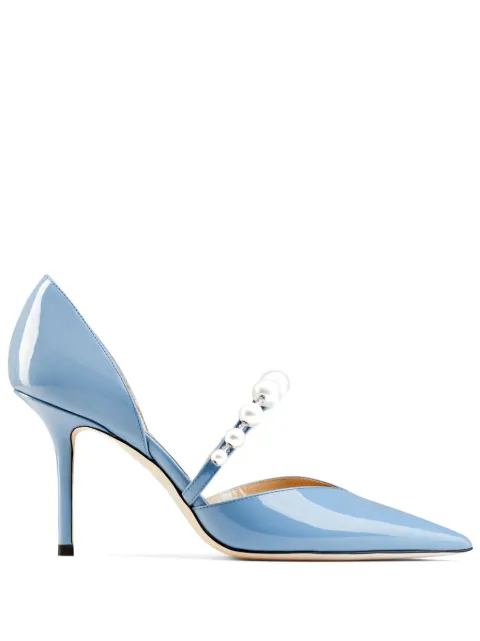 Jimmy Choo Aurelie 85mm leather pumps