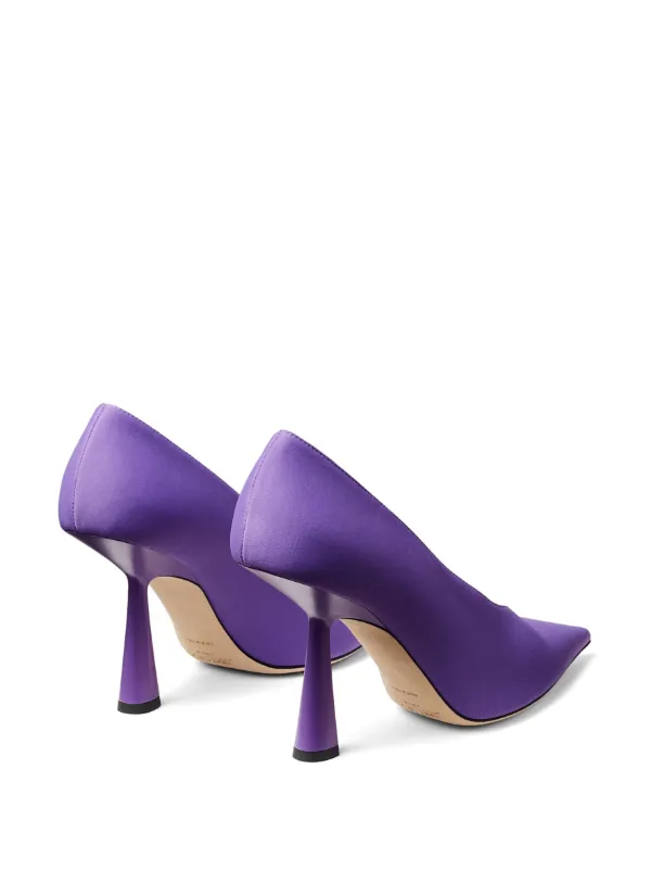 Purple peep toe on sale pumps