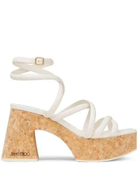 Jimmy Choo Cecelia 95mm leather sandals