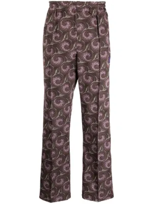 W.U. Tucked Side Tab Trouser - Poly Glen Plaid（NEEDLES