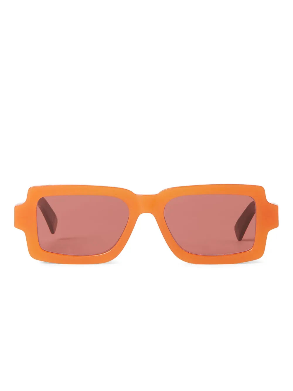 Retrosuperfuture rectangle-frame sunglasses | Orange | Image 1