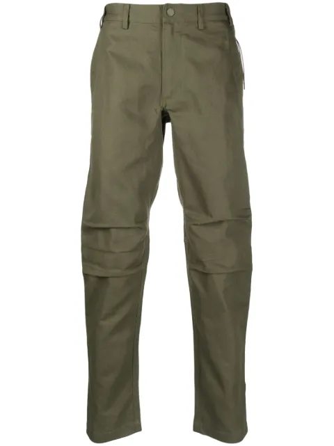 Maharishi logo-patch trousers