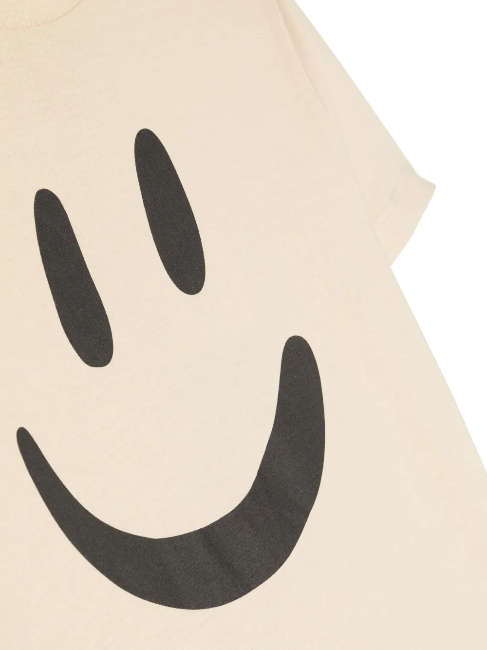 Molo Roxo Smiley-face Print T-shirt In Neutrals