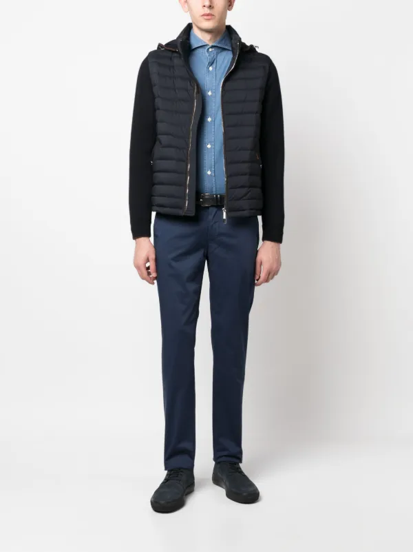 Moorer zip-up Padded Hooded Jacket | Blue | FARFETCH BH Moorer zip-up Padded Hooded Jacket | Blue | FARFETCH BH