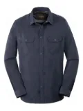 Moorer Atlas buttoned shirt jacket - Blue
