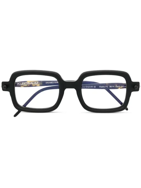 Kuboraum square-frame glasses