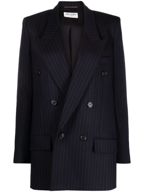 Saint Laurent pinstripe double-breasted blazer