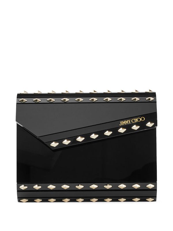 Jimmy choo candy discount clutch white farfetch.com